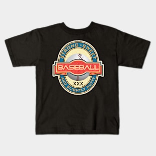 Baseball Beer Label Kids T-Shirt